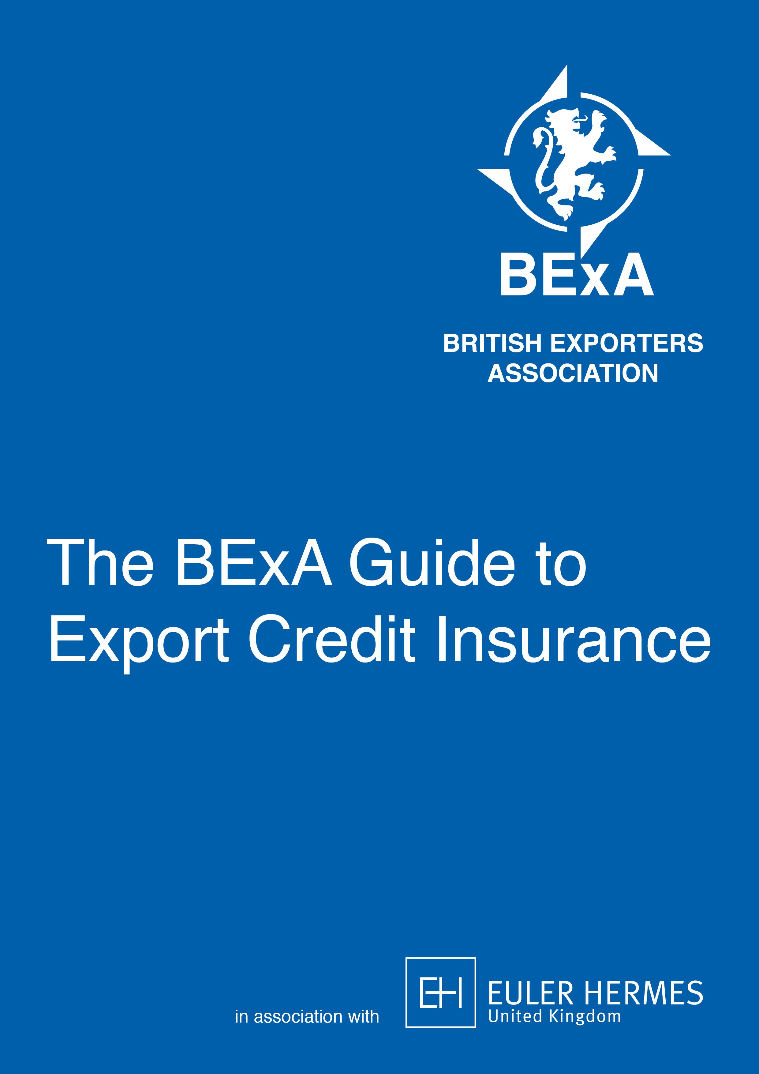 BExA Guide to Export Credit Insurance front cover